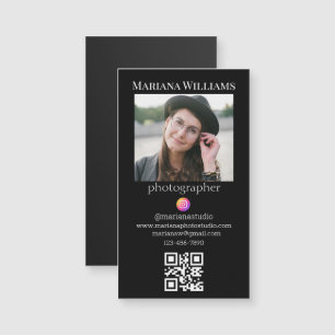 Fotograaf QR Code Foto Zakelijke magneet