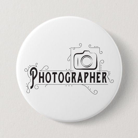 Fotograaf Ronde Button 7,6 Cm (Voorkant)
