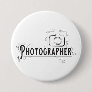 Fotograaf Ronde Button 7,6 Cm