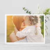 Fotograaf Sjabloon cadeaubon (Staand voorkant)