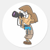 Fotograaf Stickers (Voorkant)