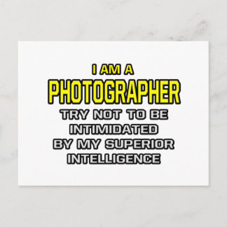 Fotograaf...Superieure intelligentie Briefkaart
