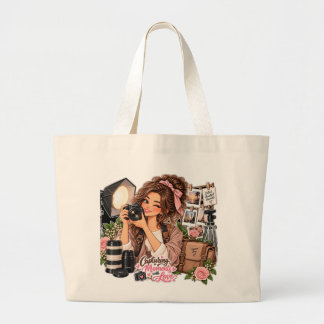 Fotograaf Tote Tas | Vrouwelijke Fotograaf Camera