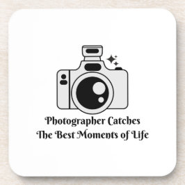 Fotograaf vangt de beste momenten van het leven bier onderzetter