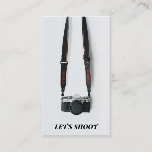  fotograaf visitekaartje (Voorkant)