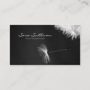 Fotograaf Visitekaartje Paardenbloem Closeup