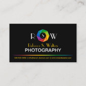 Fotograaf voor kleurrijke Shutter Visitekaartje (Voorkant)