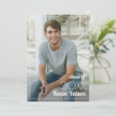 Fotogradatie afstudeerder Class Party Kaart (Staand voorkant)