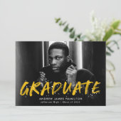 Fotogradatie Geel schilderplaatje Kaart (Staand voorkant)