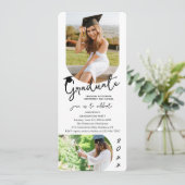 Fotogradatie Party Modern Elegant Script Kaart (Staand voorkant)