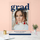 Fotogradatiepartij Elegant modern script Acryl Bord (Huwelijk)