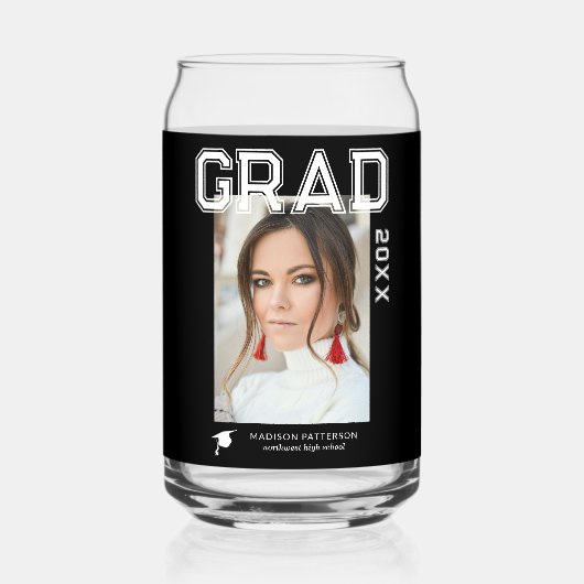 Fotogradatiepartij Elegant modern script Blikvorm Glas (Voorkant)