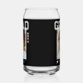 Fotogradatiepartij Elegant modern script Blikvorm Glas (Links)