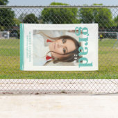 Fotogradatiepartij Elegant modern script Spandoek (Insitu)