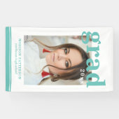 Fotogradatiepartij Elegant modern script Spandoek (Horizontaal)