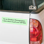 Fotografe Bumpersticker (Op Truck)
