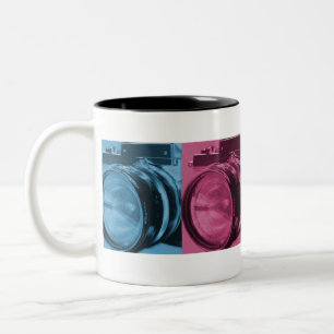 Fotografe CMYK-Mok Tweekleurige Koffiemok