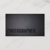 Fotografe minimalistische gebold tekst fotografie visitekaartje (Voorkant)