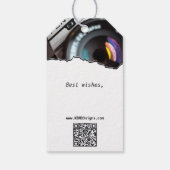 Fotografe zwart-wit Dank je Cadeaulabel (Achterkant)