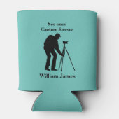 Fotografen gepersonaliseerd blikjeskoeler (Achterkant)