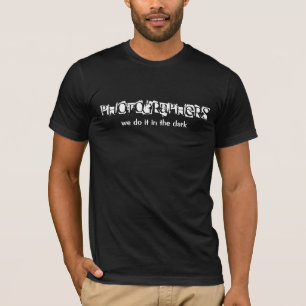 FOTOGRAFERS, we doen het in het donker T-shirt