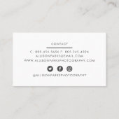 Fotografie / ander Visitekaartje (Achterkant)