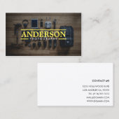 Fotografie apparatuur Moderne fotograaf Visitekaartje (Voorkant / Achterkant)