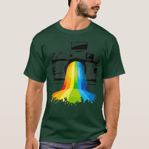 Fotografie Art Camera Rainbow Fotograaf T-shirt