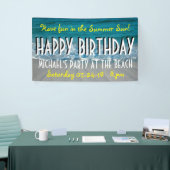 Fotografie bij de BEACH + uw ideeën Spandoek (Beurs)