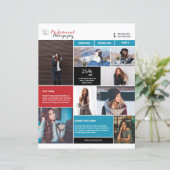 Fotografie brochure Sjabloon (Staand voorkant)