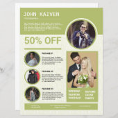 Fotografie brochure Sjabloon (Voorkant / Achterkant)