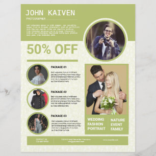 Fotografie brochure Sjabloon