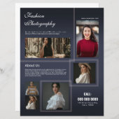 Fotografie brochure Sjabloon (Voorkant / Achterkant)