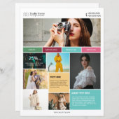 Fotografie brochure Sjabloon (Voorkant / Achterkant)