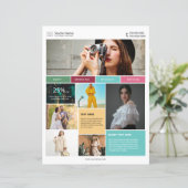 Fotografie brochure Sjabloon (Staand voorkant)