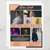 Fotografie brochure Sjabloon (Voorkant / Achterkant)