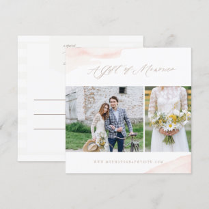 Fotografie Cadeaubon Sjabloon Kaart