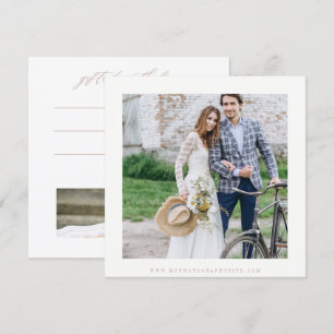 Fotografie Cadeaubon Sjabloon Kaart