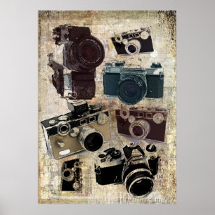 fotografie camera fotograaf in nood poster