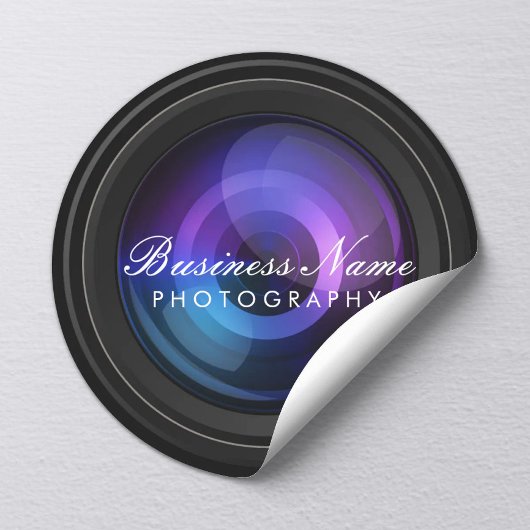 Fotografie camera Lens Professional Fotografie Ronde Sticker