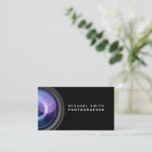 Fotografie camera Lens Professional Visitekaartje (Staand voorkant)