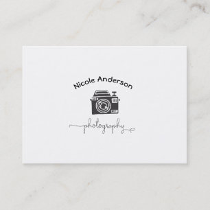 Fotografie Camera Modern Minimaal Logo Visitekaartje
