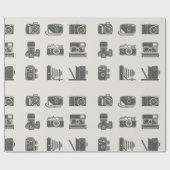  fotografie camera's cadeaupapier (Vlak)