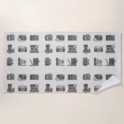  fotografie camera's strandlaken (Voorkant)