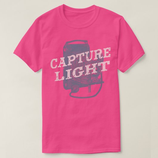 Fotografie Capture Licht  Camera T-shirt (Design voorkant)