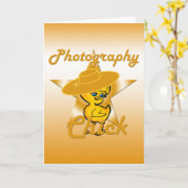 Fotografie Chick #10 Kaart (Gele Bloem)