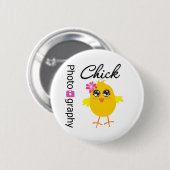 Fotografie Chick Ronde Button 5,7 Cm (Voorkant /achterkant)