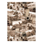  Fotografie Collage Sepia ID1066 Foto Afdruk (Voorkant)