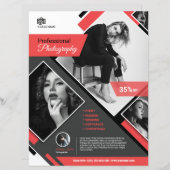 fotografie Flyer Sjabloon (Voorkant / Achterkant)