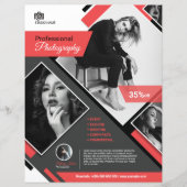 fotografie Flyer Sjabloon (Voorkant)